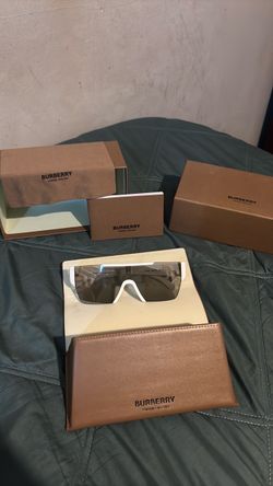 Burberry Shield Sunglasses with Case and Box