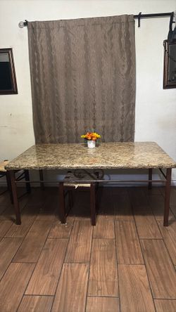 rock table