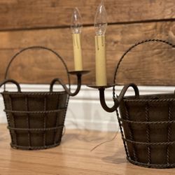 Pair Of Vintage Sconces From Estate Of Priscilla Presley