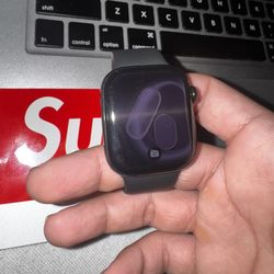 Apple Watch series 11 (GPS) 42mm Jet Black Aluminum Case with Black Sport Band - S/M - Jet Black - (2025)