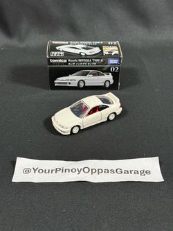 1/62 Takara Tomy Tomica Premium #02 - White Honda Integra Type R (2021)