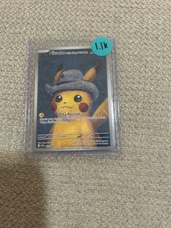 Pikachu with grey felt hat