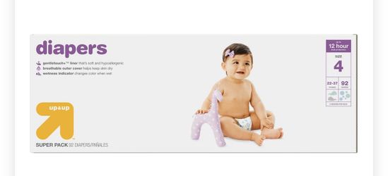 Diapers brand new size 4