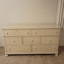 Bassett White Dresser 
