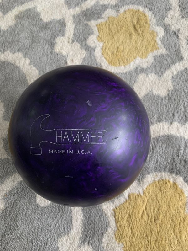 Purple Hammer Pearl bowling ball for Sale in Manchester, NH OfferUp