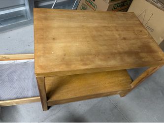 American of Martinsville blonde table