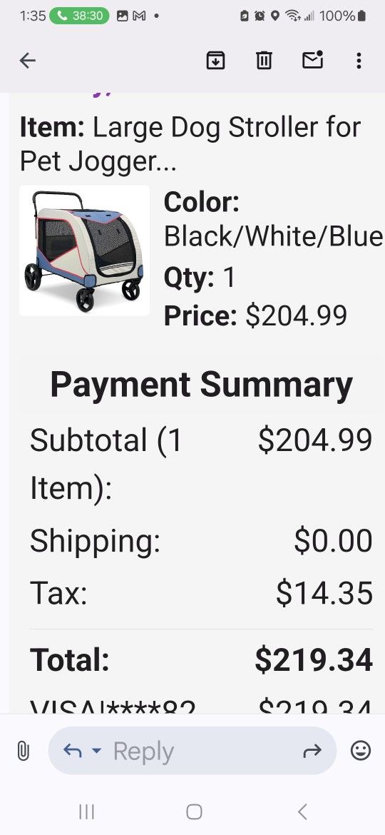 Large DOG Stroller