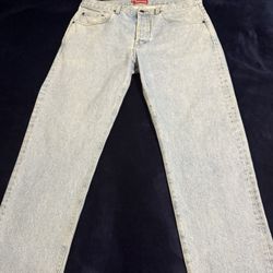 Supreme Light Wash Pants