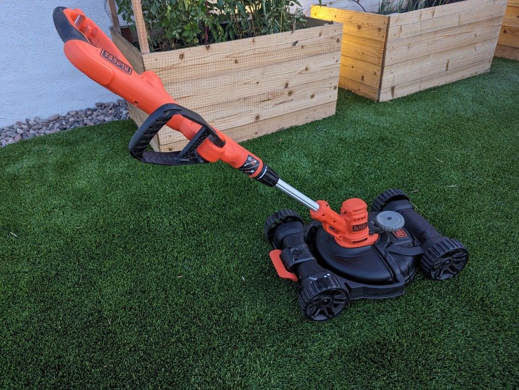 BLACK+DECKER's Electric Corded Mower doubles as an edger/trimmer