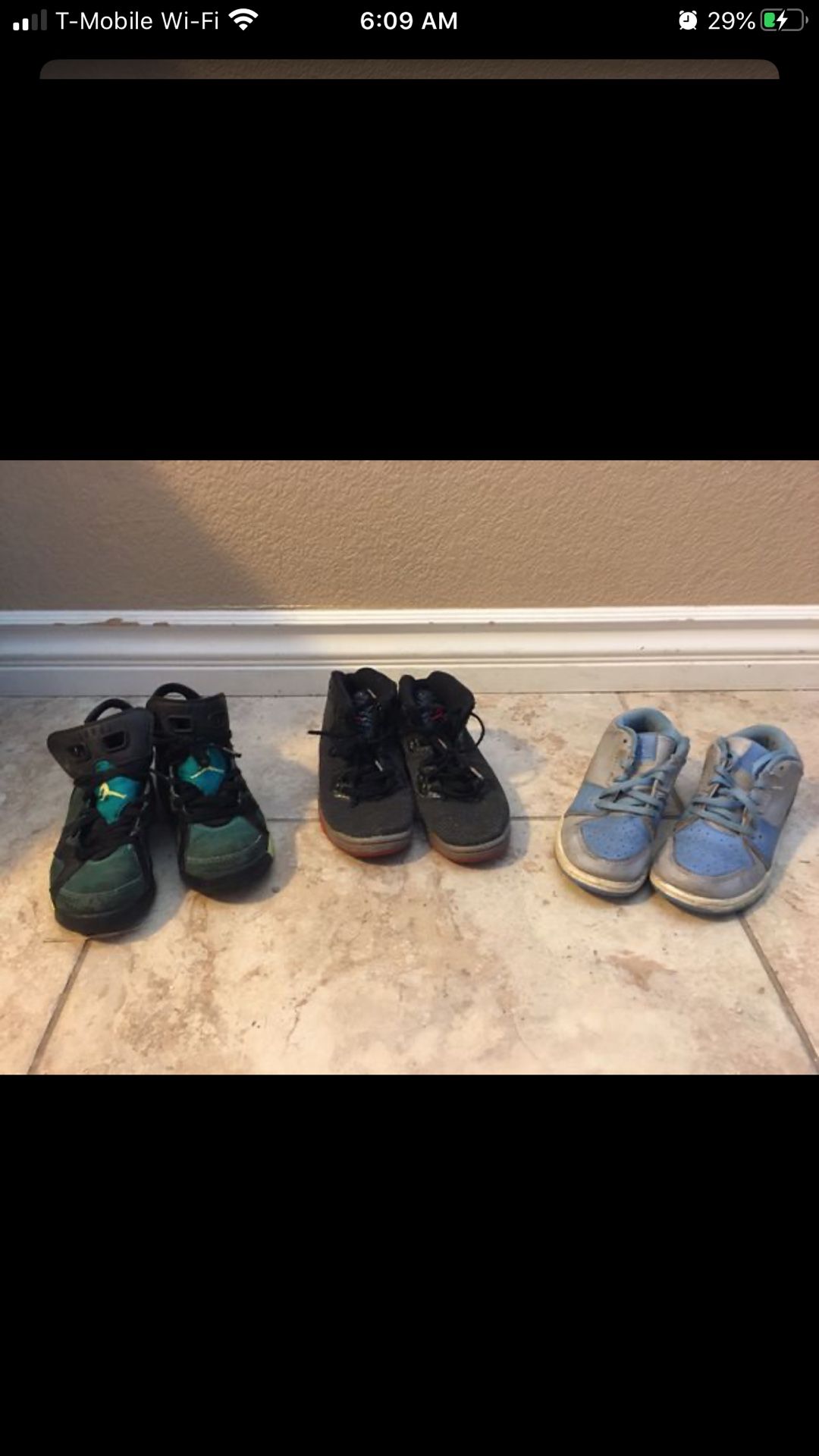 Boys Jordan’s size 13c