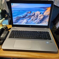 HP 15.6" LAPTOP Intel Core i7-7500U 2.70GHz, 16gb Ram,500 SSD HD Win11