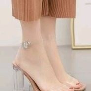 Clear Heels 6.5