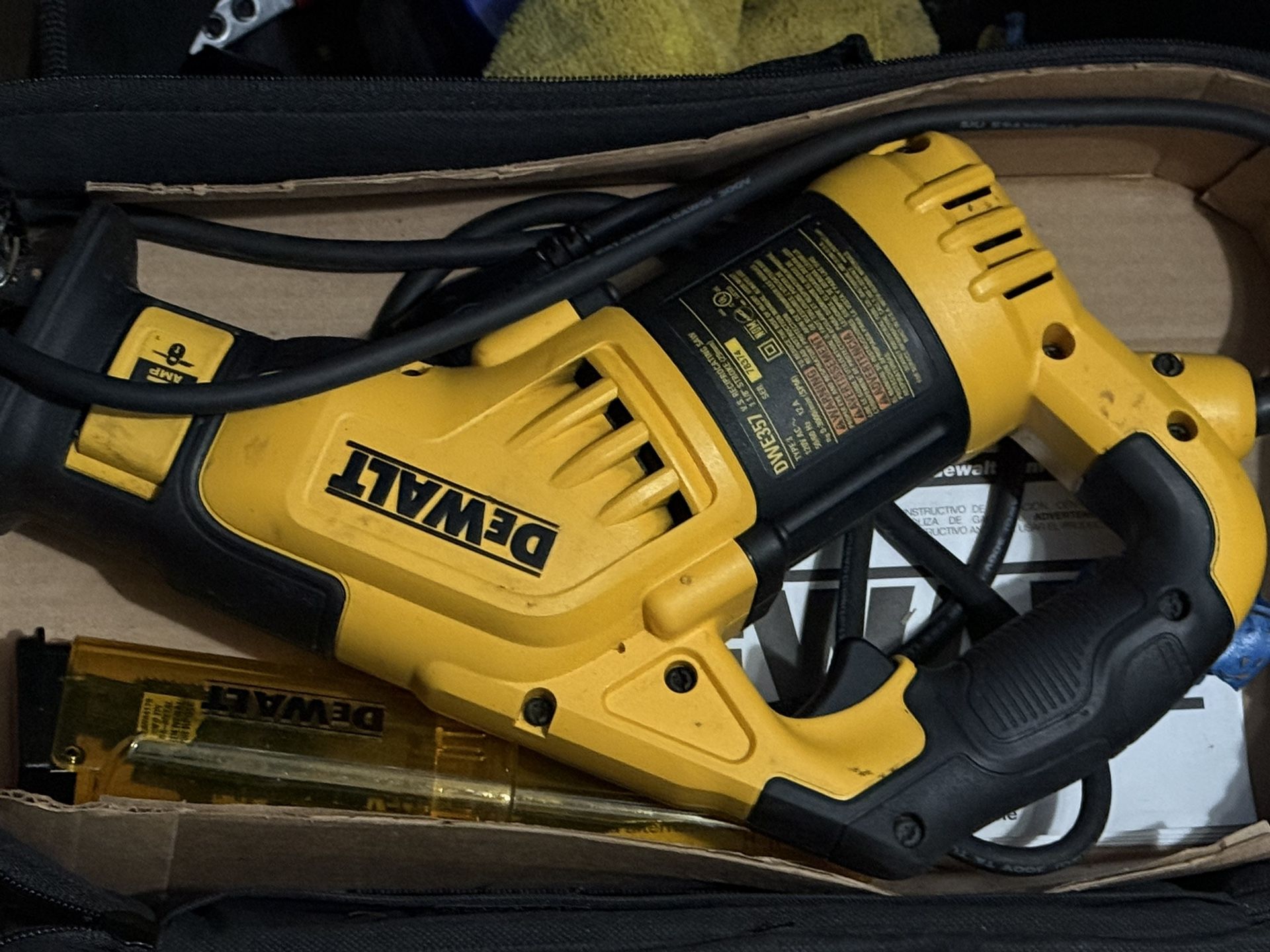 Dewalt RECIPROCATING SAW