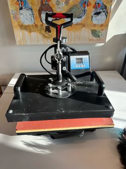 15x12 Digital Heat Press – Works Great, Includes Pad
