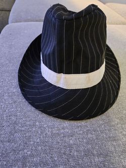 Boys Pinstripe Fedora Hat