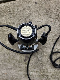Craftsman router (contact info removed)0