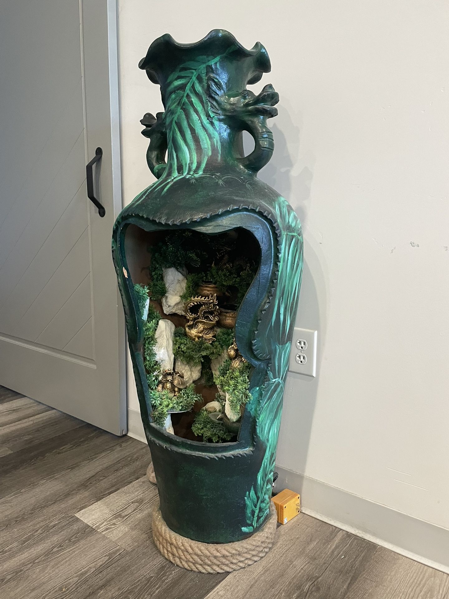 Custom Oriental Dragon Pot