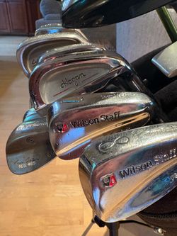 Set of Men’s Golf Clubs With Forged Irons