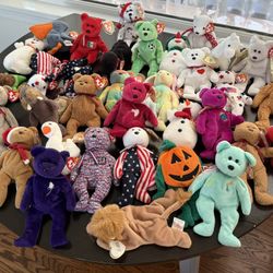 34 TY Beanie Babies