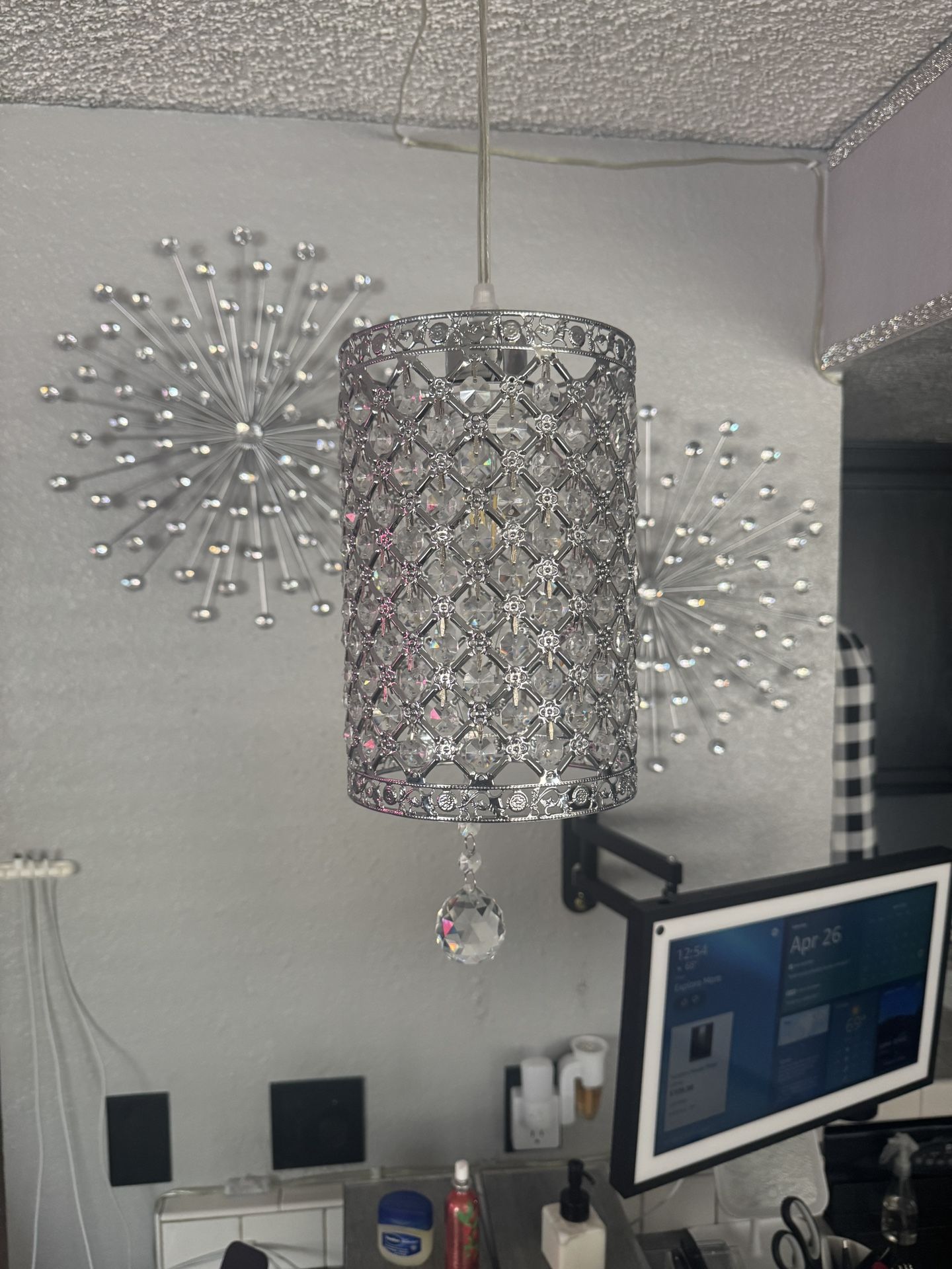 Hanging Crystals Lamp