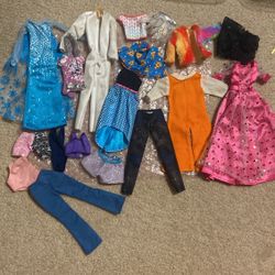 Barbie Doll Lot Clothes 