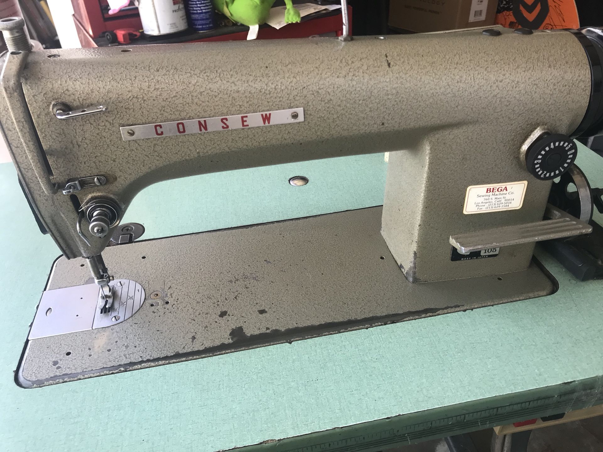 Consew 105 Commercial Sewing Machine for Sale in La Mirada, CA OfferUp