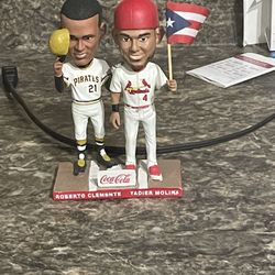 Robert Clemente and Yadier Molina Statue