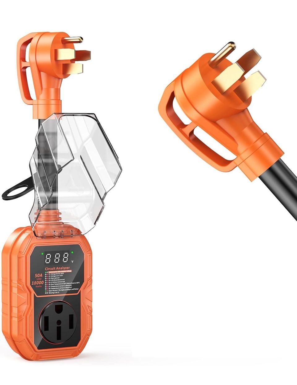 New - 50 Amp RV Camper Surge Protector