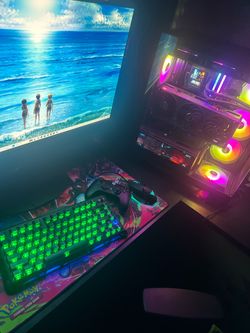 High end gaming PC 5070+7800x3D w accessories