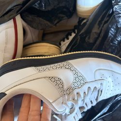 Bag With About 40 Pairs Of Size 12 Men’s Nikes, Air Force Jordans