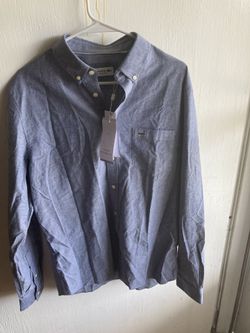Men’s button up LaCosta shirt new with tags