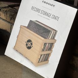 New Never Used Record Storage Crate