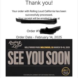 Rolling Loud Wristband 