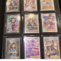 166 Card Full Art Trainer Binder Collection 