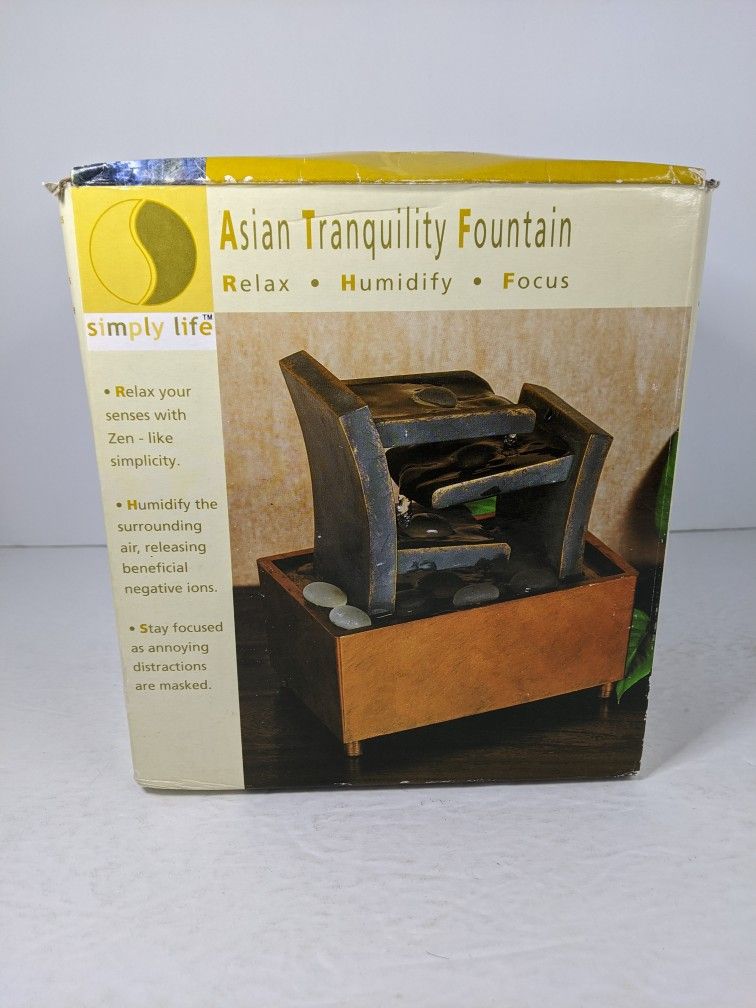 Simply Life Asian Tranquility Mini Water Fountain