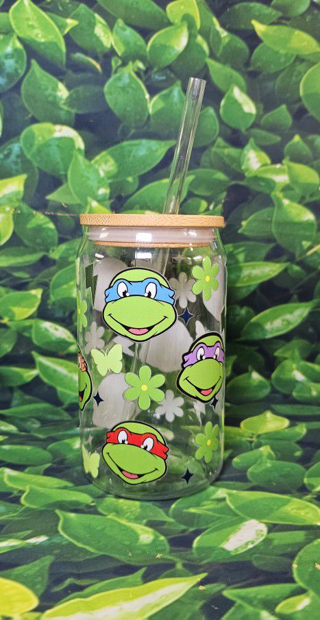Ninja Turtles Plastic Cup For Kids 