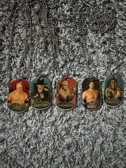 WWE 2007 Topps Dog tags