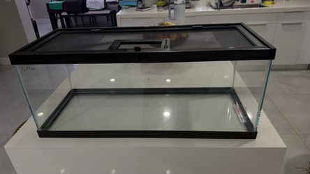 Glass Terrarium Tank with Screen Lid