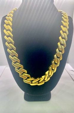 Gold Plated  Necklace Size 25”