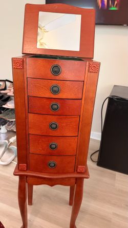 Wooden Jewelry Cabinet