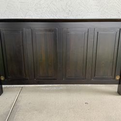 Pier 1 Shanghai Collection  Queen Footboard - I Have 2 For Sale .   One Was Used As Headboard With Added Legs