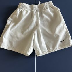 White Nike Dri-Fit Shorts