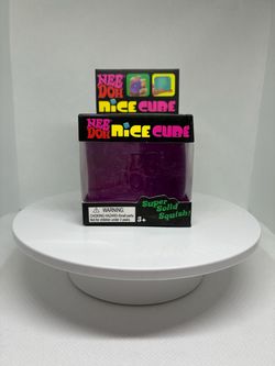 Nee Doh Nice Cube Squishy Stress Toy - Purple