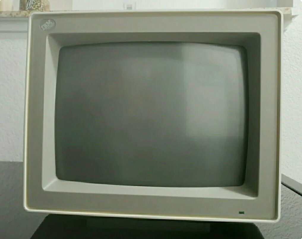 Vintage IBM Personal System 2 Color Display PS2 8512-001 VGA 12" Monitor