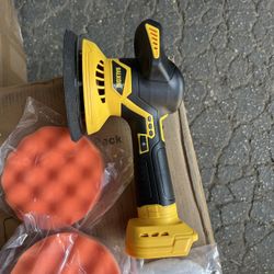 Cordless Car Buffer Polisher - 6-Speed, Up to 6800 RPM, Dual Action, Orbital Polisher with Buffing Pads, Compatible with DEWALT 20V MAX