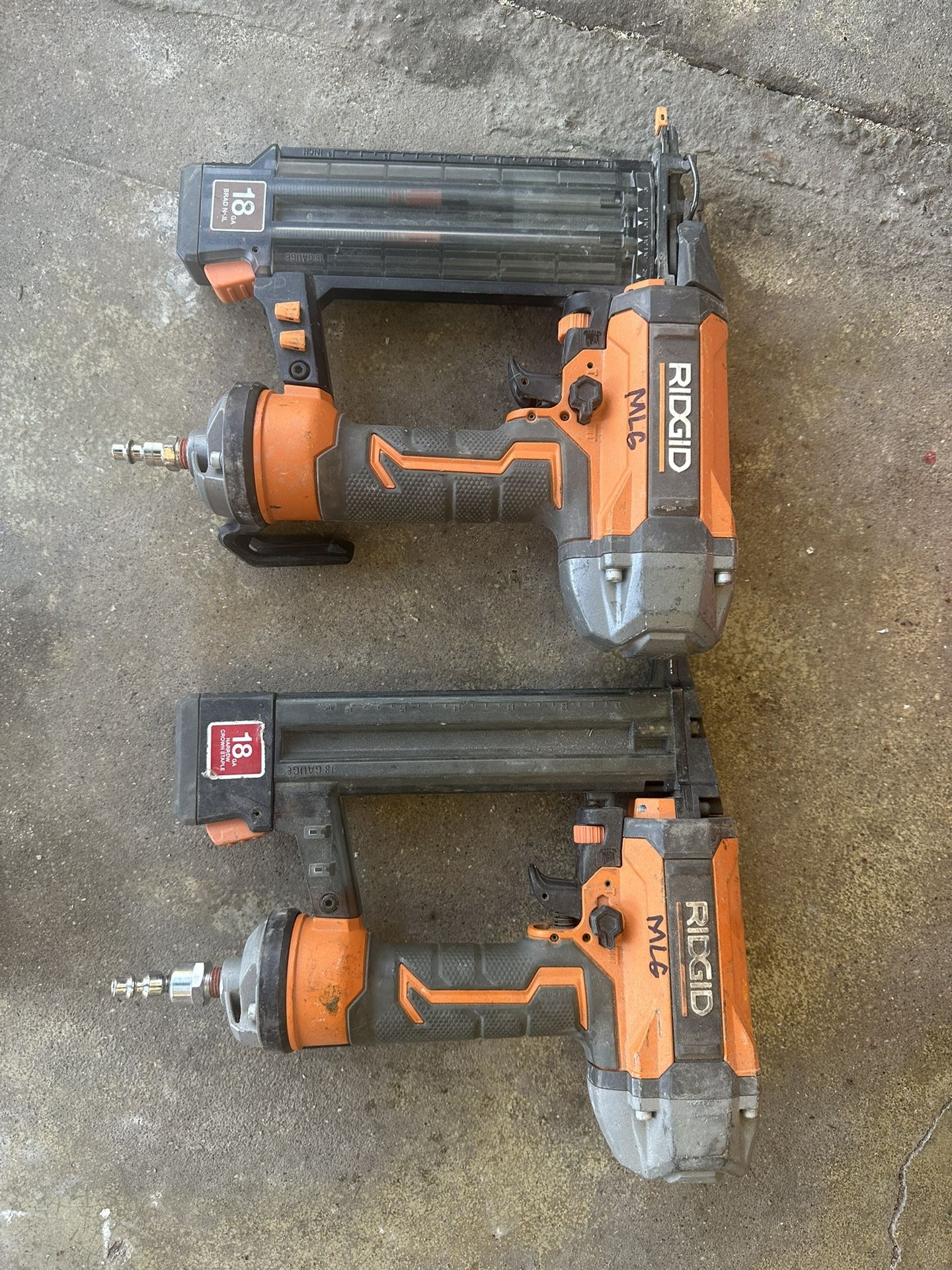 Rigid 18ga Brad Nailer And Crown Stapler