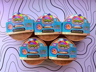 (1) SEALED Crazy Fun RMS Gold Shimmering Squishy Bun Set