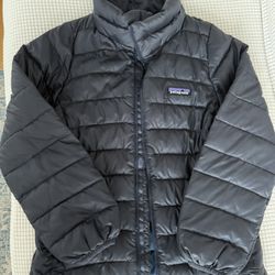 Patagonia Jacket – Girls Size S (7–8), Navy