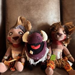 3 PCs The Lion King Broadway Musical Stuffed Animal Set 