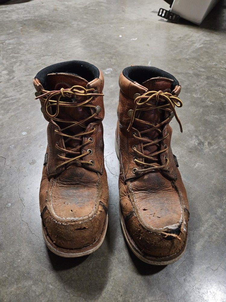 Red Wing Irish Setters Work Boots Size 8.5